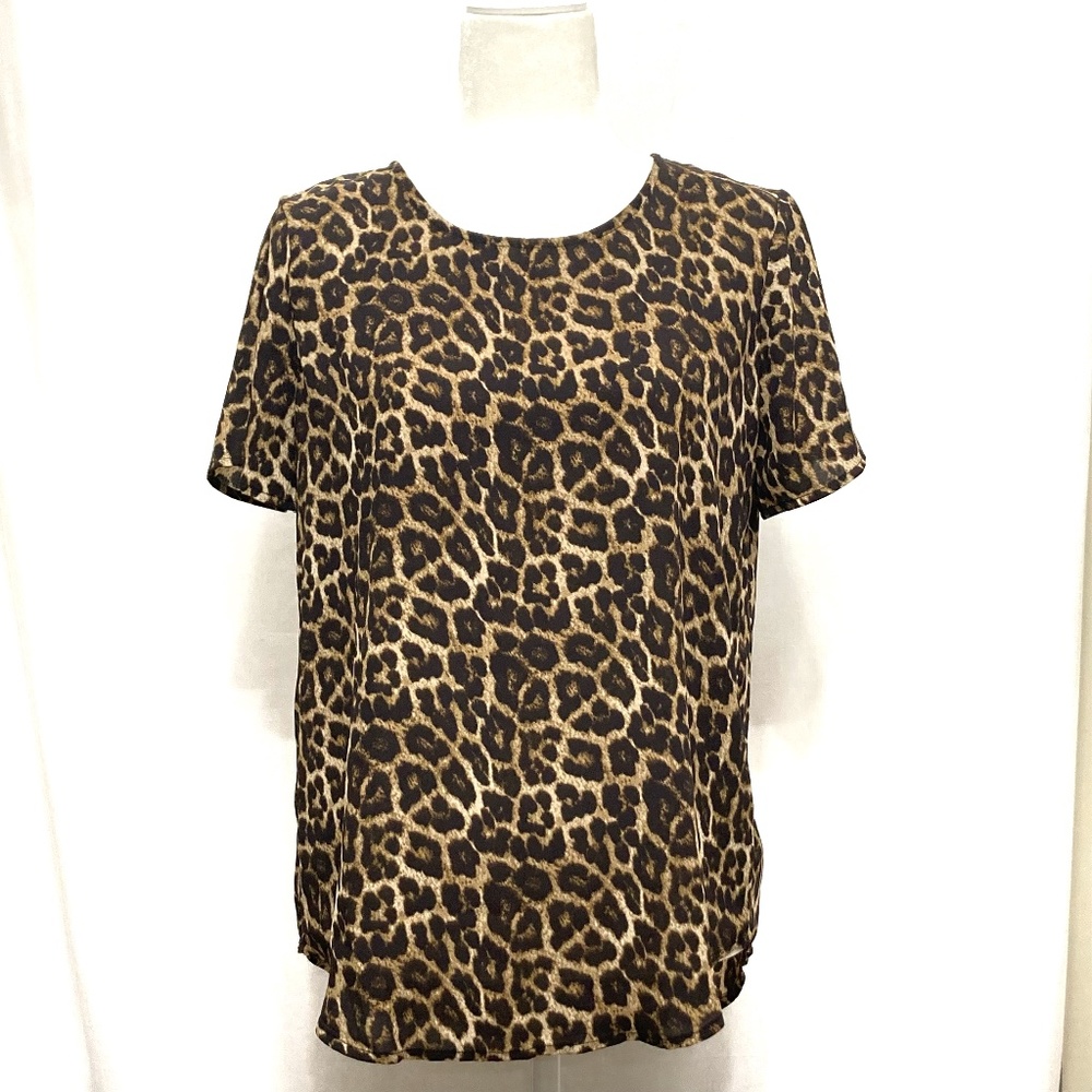 Chelsea & Theodore Leopard Blouse